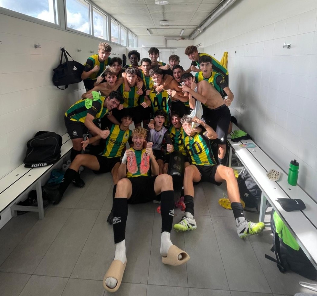 Primers tres punts a la lliga per al Juvenil B