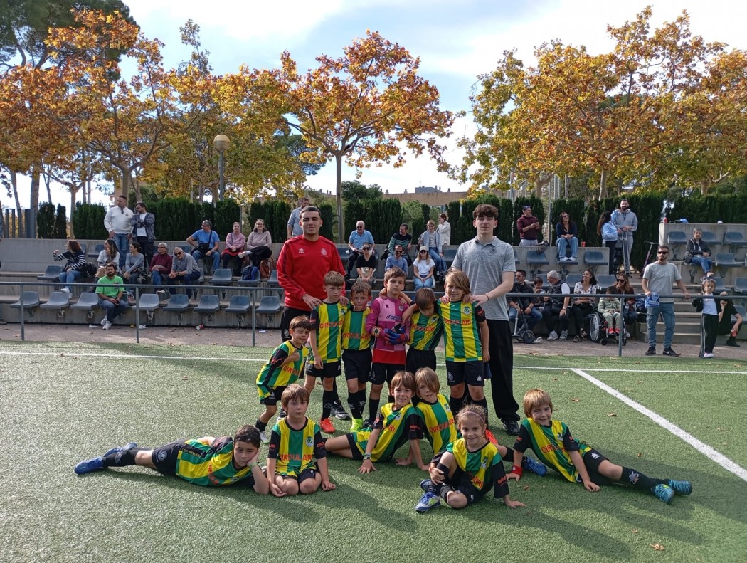 Derrota 7-6 del prebenjamí S8 al camp de la Montserratina