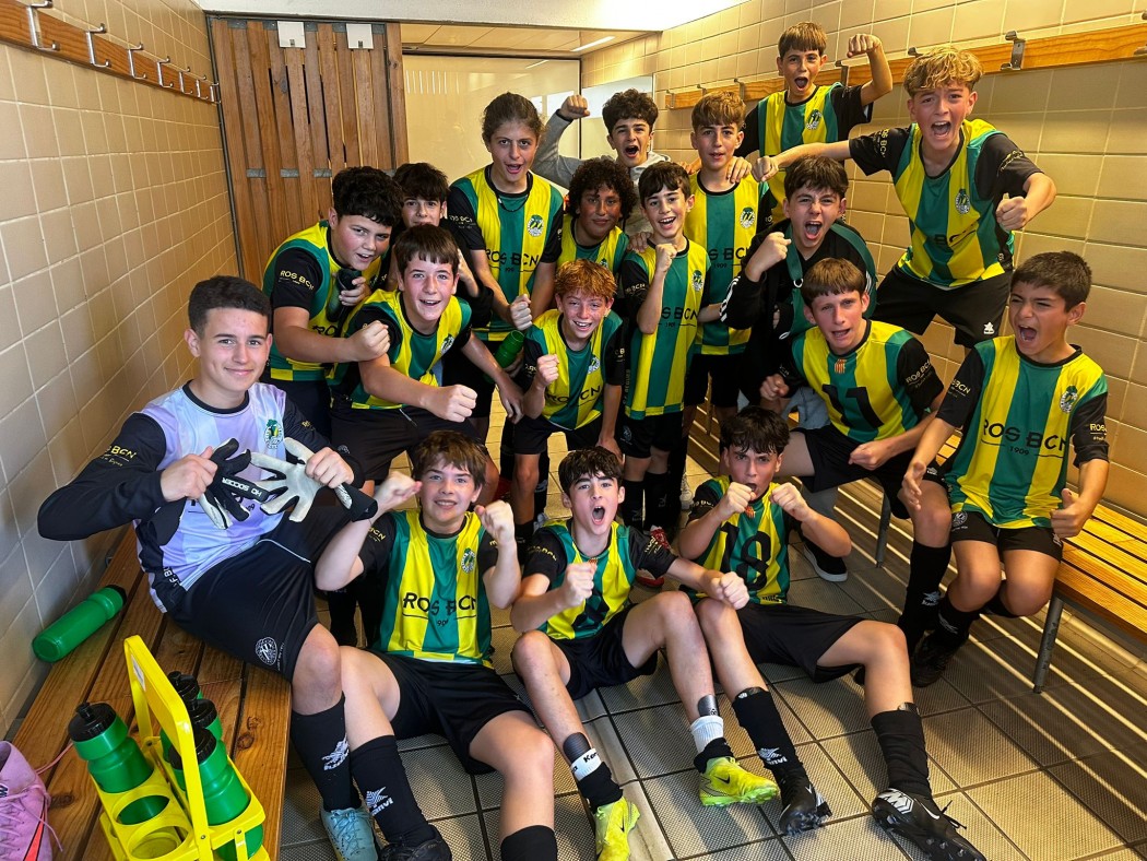 Gran victòria de l'Infantil S14 al camp del Montserratina